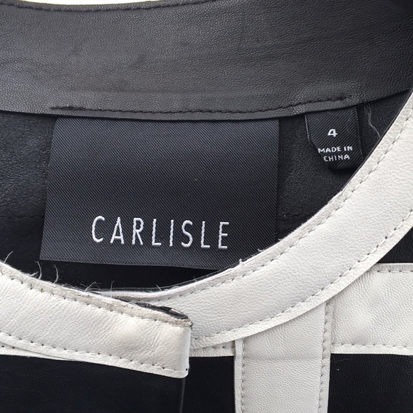 CARLISLE • Gorgeous HIGHRISE Leather Jacket $1395 Retail - Picture 14 of 16